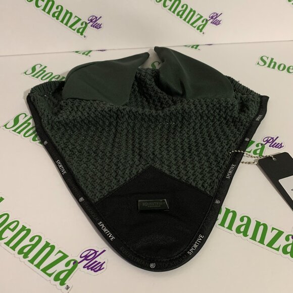 Equestrian Stockholm Ear Bonnet Performance Full Noise Reduction Sycamore Green - Picture 1 of 9